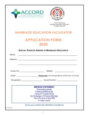 Fillable Online Certificate In Counselling Marriage And Relationship