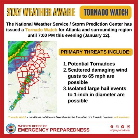 ATLDOT On Twitter RT ATLPreparedness STAY WEATHER AWARE A Tornado