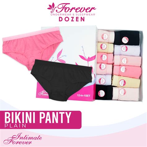 Intimate Forever Pngb Dozen Wear Colorful Plain Leg Garter Bikini Panty Colors Design Lingerie