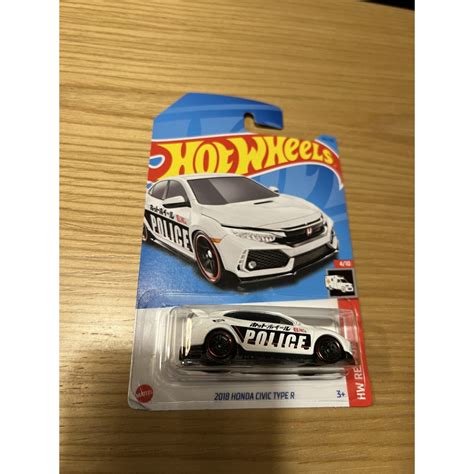 Wheeler Hunter Hot Wheels Honda Civic Type R 風火輪 警車 蝦皮購物
