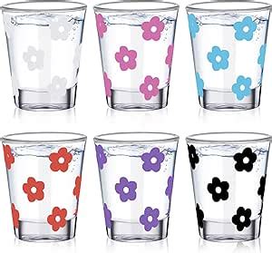 Amazon Roshtia Pcs Oz Cute Shot Glasses Bulk Daisy Shot