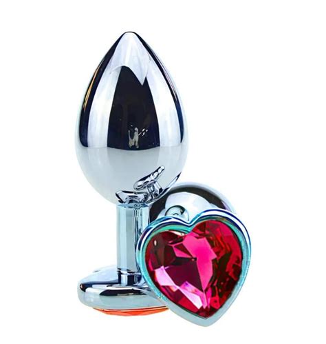 Plug Anal Pequeno Pedra Em Formato De Cora O Importa O