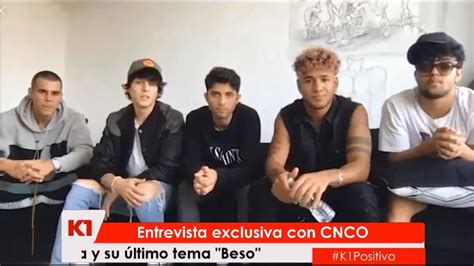 CNCO Nos encantaría dejar la huella como CNCO YouTube