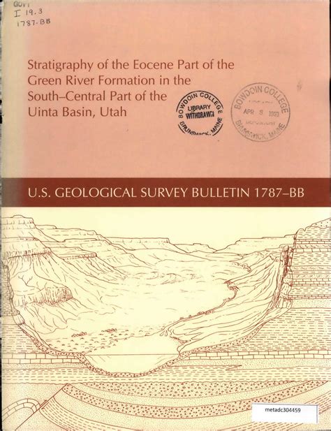 Stratigraphy Of The Eocene Part Of The Green River Formation In The