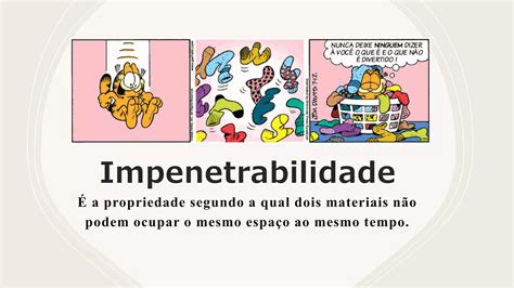 O Que É Impenetrabilidade - Propriedades dos materiais 6 ano | PDF