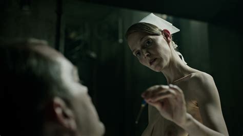 Naked Annette Lober In A Cure For Wellness