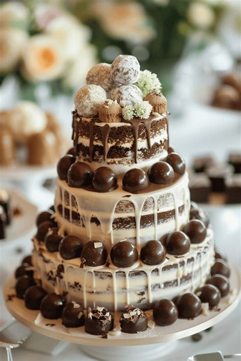 Creative Naked Wedding Cake Ideas You Will Love Confetti Roses