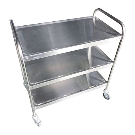 tiers stainless steel kitchen trolley shandong legend