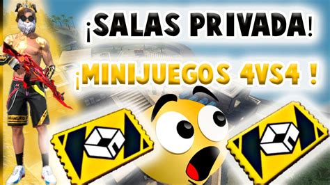 Free Fire En Vivo Salas Privadas Vs Y Pvpminijuegos Directo