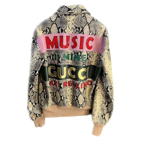 Gucci Gucci Snakeskin Jacket In Small Grailed