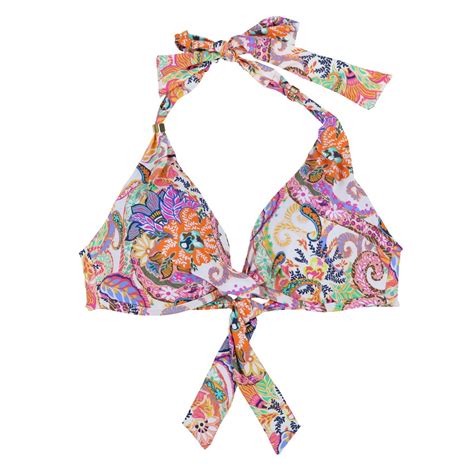Lauren Ralph Lauren Womens Halter Bikini Top Swimsuit Bathing Suit New