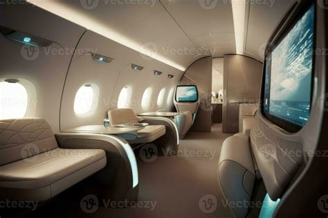 First class seats airplane. Generate Ai 23441256 Stock Photo at Vecteezy