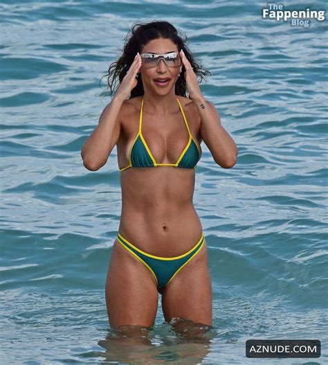 Chantel Jeffries Stuns In Sexy Bikini Thong At Miami Beach Event Aznude