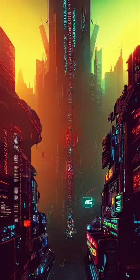 Epic Cyberpunk Arcade City Blade Runner James Stable Diffusion