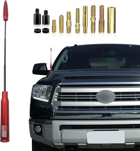 Amazon Ajxn 1 PC Car Retractable Bullet Antenna 5 43 X 0 78