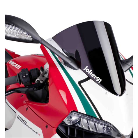 Kit Adesivi Personalizzati Con Nome Per Cupolino Moto