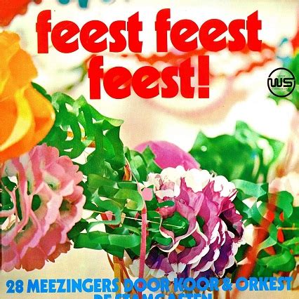 Stamgasten De Feest Feest Feest 28 Meezingers LP Ad Vinyl