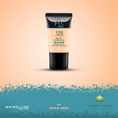 Maybelline Fit Me Liquid Foundation Warm Nude Water Lotus Care Beauty Cosmetics In