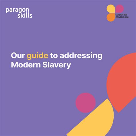 Our Guide To Addressing Modern Slavery Paragon Skills