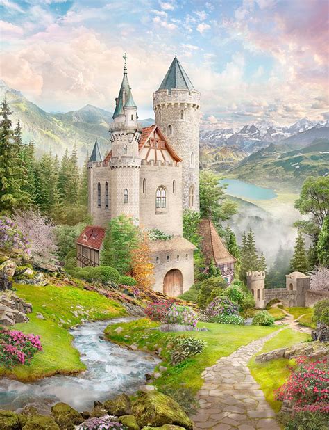 223 best images about Fantasy Castle Art on Pinterest | Maze, Fantasy ...