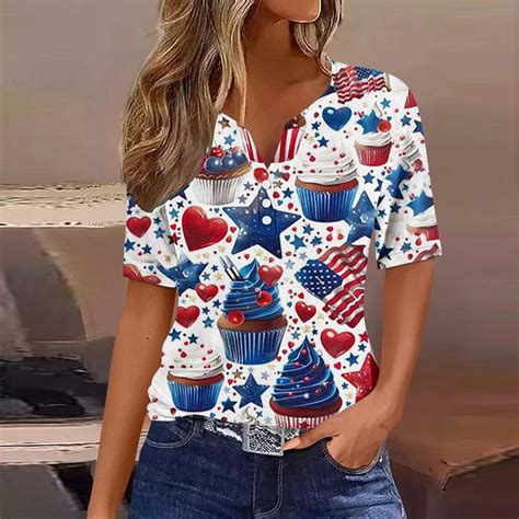 4th of july shirts women 12