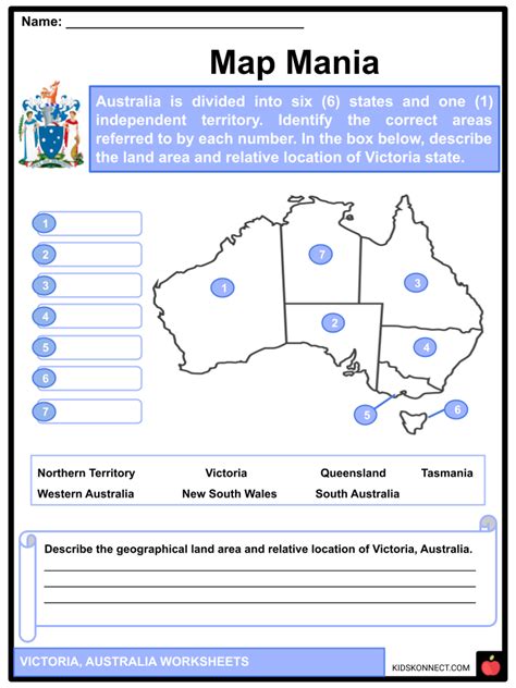 Victoria Facts And Worksheets Geography History Culture