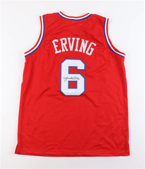 Julius Dr J Erving Signed Jersey Jsa Pristine Auction