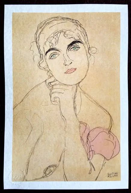 GUSTAV KLIMT LITOGRAFIA 1979 175 Ex Egon Schiele Edvard Munch Degas