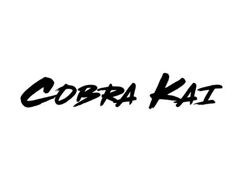 Cobra Kai Logo PNG vector in SVG, PDF, AI, CDR format