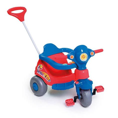 Triciclo Velocita - Triciclo Velocita Calesita Vermelho - Carrefour