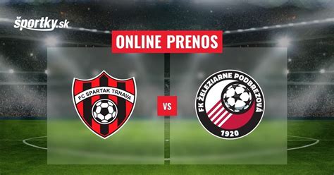 FC Spartak Trnava FK Železiarne Podbrezová Online prenos z