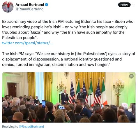 Irish People See Their History In Palestinians Eyes