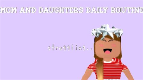 Mom And Daughters Daily Routine Roleplay Roblox Bloxburg Hyxliez