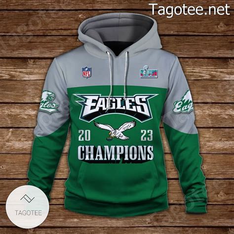 Jason Kelce 62 Eagles 2023 Champions Philadelphia Eagles Fan NFL Hoodie ...