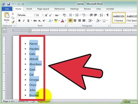 C Mo Ordenar Alfab Ticamente En Microsoft Word Pasos