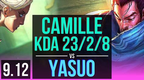 Camille Vs Yasuo Mid Kda Solo Kills Legendary Br