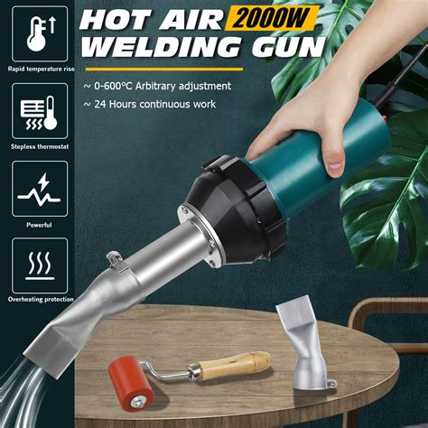 Ac V W Hz Hot Air Torch Plastic Welding Gun Welding Torches For Welder Round