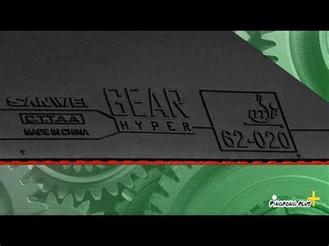 Sanwei Gear Hyper Table Tennis Rubber