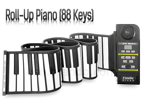 Roll Up Piano Keys