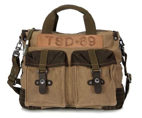 Vintage canvas messenger bag, mens canvas satchel bag - YEPBAG