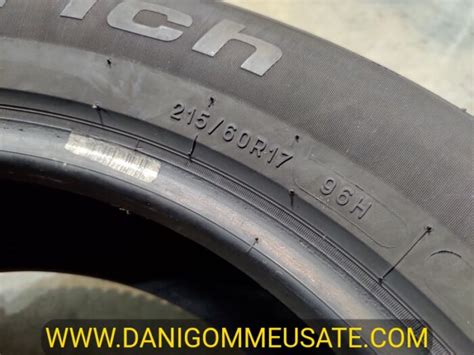 4 Gomme usate 215 60 17 BF GOODRICH ART15238 | Dani Gomme Usate