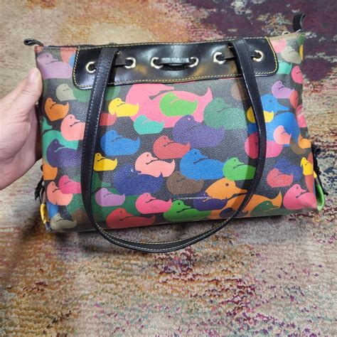 Vintage Y2k Dooney And Bourke Shoulder Bag Rainbow Depop