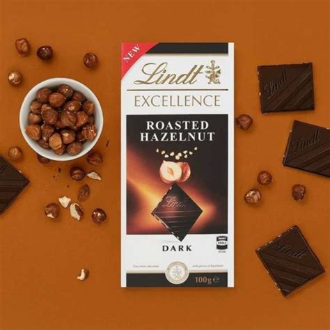 Lindt Excellence Roasted Hazelnut Dark Chocolate Bar G Chocolounge