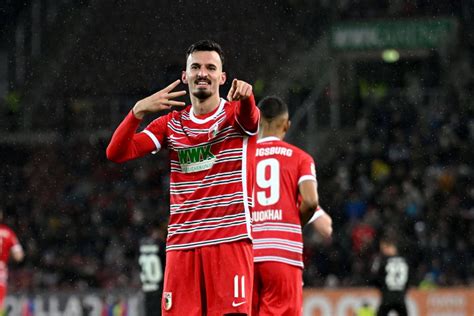 Ex Salzburger Berisha Schie T Augsburg Gegen Leverkusen Zum Sieg Sky