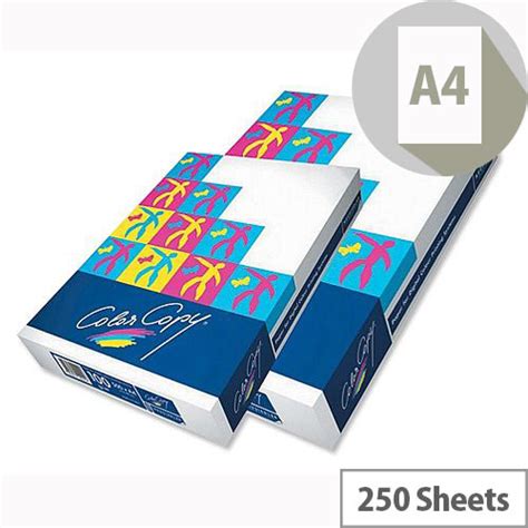 Color Copy A4 160gsm White Extra Smooth Copier Paper Ream Of 250 Sheets