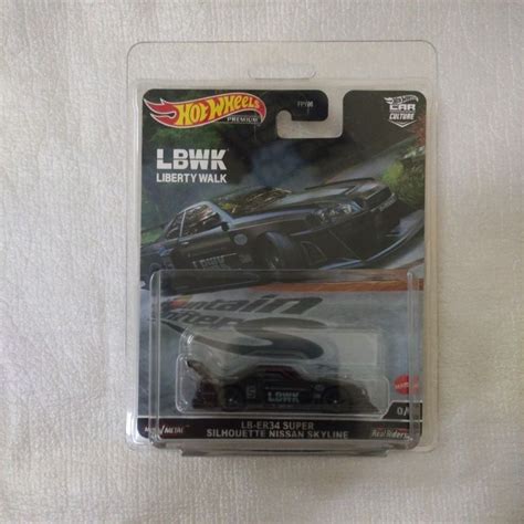 Hot Wheels Premium Chase Car LB ER34 Super Silhouette Nissan Skyline LBWK Liberty Walk HW
