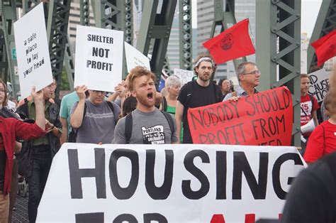 Advocates Demand Housing Justice The Portland Observer