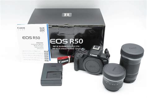 Yahoo!オークション - 1円～【ほぼ未使用】Canon（キヤノン） EOS R50 ...