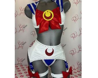 Swarovski Unique Miss Pluto Inspired Lingerie Piece Set Etsy