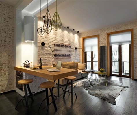 Contemporary 40 Square Meter 430 Square Feet Apartment Decoholic